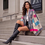 Women's Draped Winter Shawl