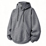 Men's High Collar Relaxed Hoodie