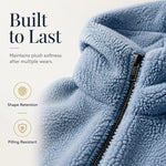 Women's Plush Hooded Zip Cardigan