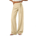 Women's Striped Wide Leg Trousers