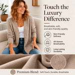 Women's Textured Open Front Cardigan