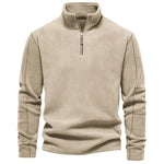 Men's Half Zip Long Sleeve Top
