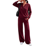 Women's Relaxed Top & Wide Leg Trouser Set