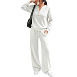 Women's Relaxed Top & Wide Leg Trouser Set