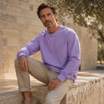 Men's Relaxed Long Sleeve Crew Neck Top