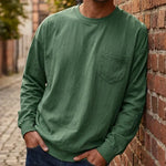 Men's Relaxed Long Sleeve Crew Neck Top