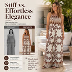 Women's Printed Smocked Wide Leg Jumpsuit