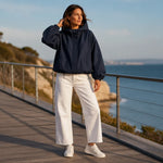 Women's Bubble Hem Hooded Jacket