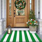 Striped Low Profile Entrance Mat