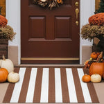Striped Low Profile Entrance Mat
