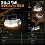 Solar Camping Lantern with Power Bank