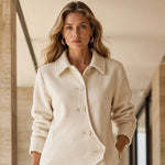 Women's Asymmetric Button-Up Jacket