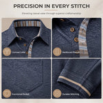 Men's Contrast Detail Long Sleeve Shirt