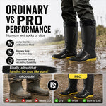 Men's High-Top Waterproof Rain Shoes