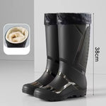 Men's High-Top Waterproof Rain Shoes