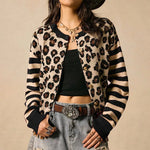 Women's Leopard Print Cardigan