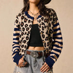 Women's Leopard Print Cardigan