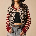 Women's Leopard Print Cardigan