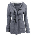 Women's Mid-Length Hooded Winter Jacket