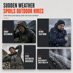 Men's Detachable Hood Fleece-Lined Jacket