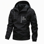 Men's Detachable Hood Fleece-Lined Jacket
