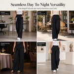 Women's High-Waist Wide-Leg Trousers