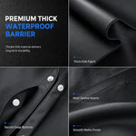 Long Hooded Waterproof Rain Poncho