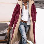 Women's Reversible Hooded Long Coat