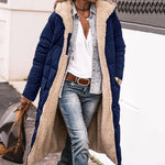 Women's Reversible Hooded Long Coat