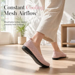 Women's Cut-Out Knit Slip-On Trainers