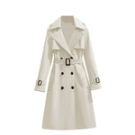 Women's Mid-Length Classic Trench Coat