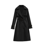 Women's Mid-Length Classic Trench Coat