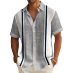 Matteo | Camicia Resort a Righe Verticali