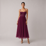 Tamara | Long Midi Dress with Corset