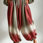 Bohemian-Style Loose Casual Ombre Design Two Piece Matching Set