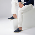 Yacht Croco | Mocassino Aperto — Blu Navy · Limited Edition