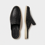 Yacht Croco | Mocassino Aperto — Nero · Limited Edition