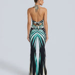 Harper Tindall | Printed Halter Neck Jumpsuit For Women