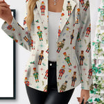 Vivenne™ | Nutcracker Print Blazer
