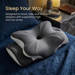 Contoured Dual Height Memory Foam Pillow