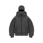 Full Face Zip Hooded Fleece Hoodie