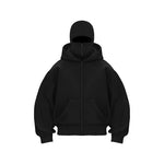 Full Face Zip Hooded Fleece Hoodie