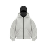 Full Face Zip Hooded Fleece Hoodie