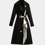 Clarice | Belted Classic Midi Trench Coat
