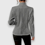 Loretta | Textured Button-Front Cardigan