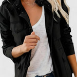 Luna | Women's Coat Lightweight Utility Jacket Drawstring Waist