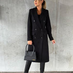 Emeline | Double-Breasted Longline Overcoat