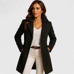 Blanche | Tailored Notch-Lapel Long Coat