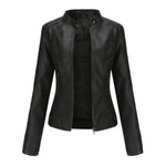 Helen | Refined Stand-Collar Moto Jacket