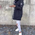 Camila | Hooded Drawstring Midi Parka